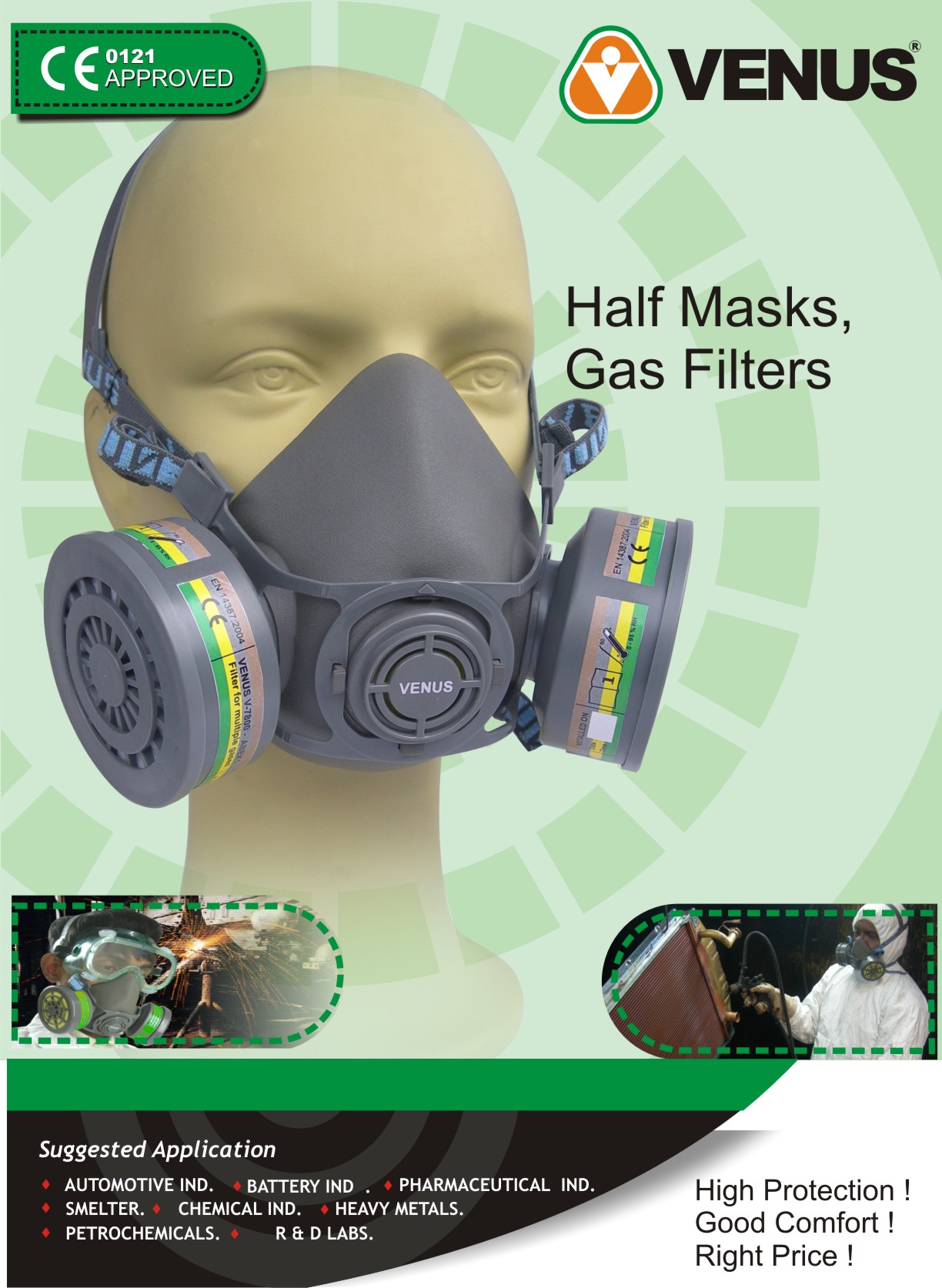 Manufacturers Exporters and Wholesale Suppliers of Half mask DOMBIVLI (E) Maharashtra